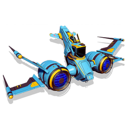 An exclusive <span class="typeSTELLAR">Starship</span>. This A-class explorer benefits from hyperdrive and launcher bonuses, and is pre-installed with a selection of technologies and upgrades.