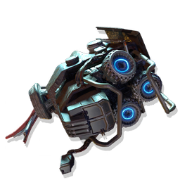 The circuit cage and primary control sensors for a <span class="typeTECHNOLOGY">primitive automaton</span>. 