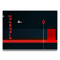 An exclusive piece of self-adhesive, crease-proof wall art.