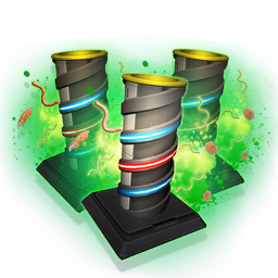 A three-pack of <span class="typeTRADEABLE">flesh launchers</span>.These organic pyrotechnics rocket into the sky and explode in a splatter of slime, plasma and wormlets. Ignite to create disgusting displays in the sky.