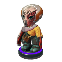 A synthetic polymer companion for your starship's cockpit, fashioned in the likeness of the Traveler Artemis.