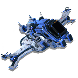 An exclusive <span class="typeSTELLAR">Starship</span>. This A-class shuttle is a pragmatic, balanced ship, pre-installed with a broad range of technologies and upgrades.