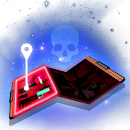 Partial coordinate data, acquired from a troubled <span class="typeSTELLAR">freighter captain</span>. The chart is signed with a snippet of pirate manifesto: