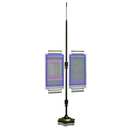 An arrangement of dynamic glass panels, each filled with undoubtedly useful and valuable information.