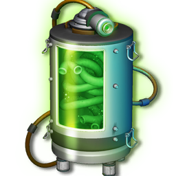 A vat of preserved organic piping. Still warm.