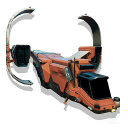 An exclusive <span class="typeSTELLAR">Starship</span>. This  A-class hauler benefits from shield and inventory capacity bonuses, and is pre-installed with a selection of technologies and upgrades.