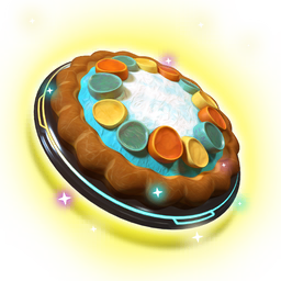 A highly refined food product, created in the <span class="typeTECHNOLOGY">Nutrient Processor</span>. It has both the identifying shapes and aromas of an actual food item, in stark contrast with conventional nutrition paste or pellets.