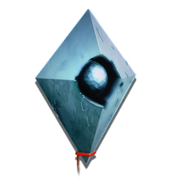 An exclusive buildable base ornament, cast in silver.