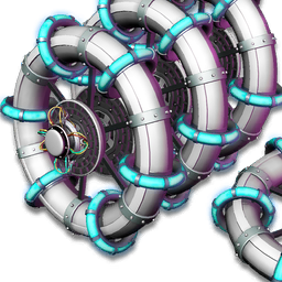 Several large quantum accelerator units.